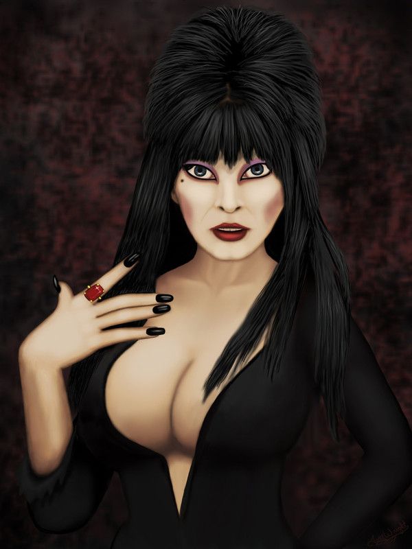 Statue Elvira, Mistress Of The Dark - 1/4 Scale - Grand Jester Studios - NEUVE