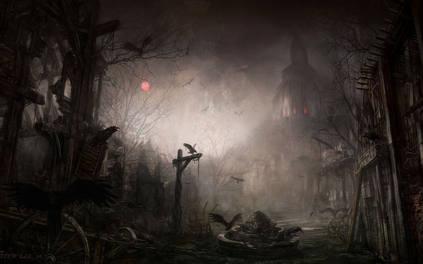 Paysage sombre Paysage sombre